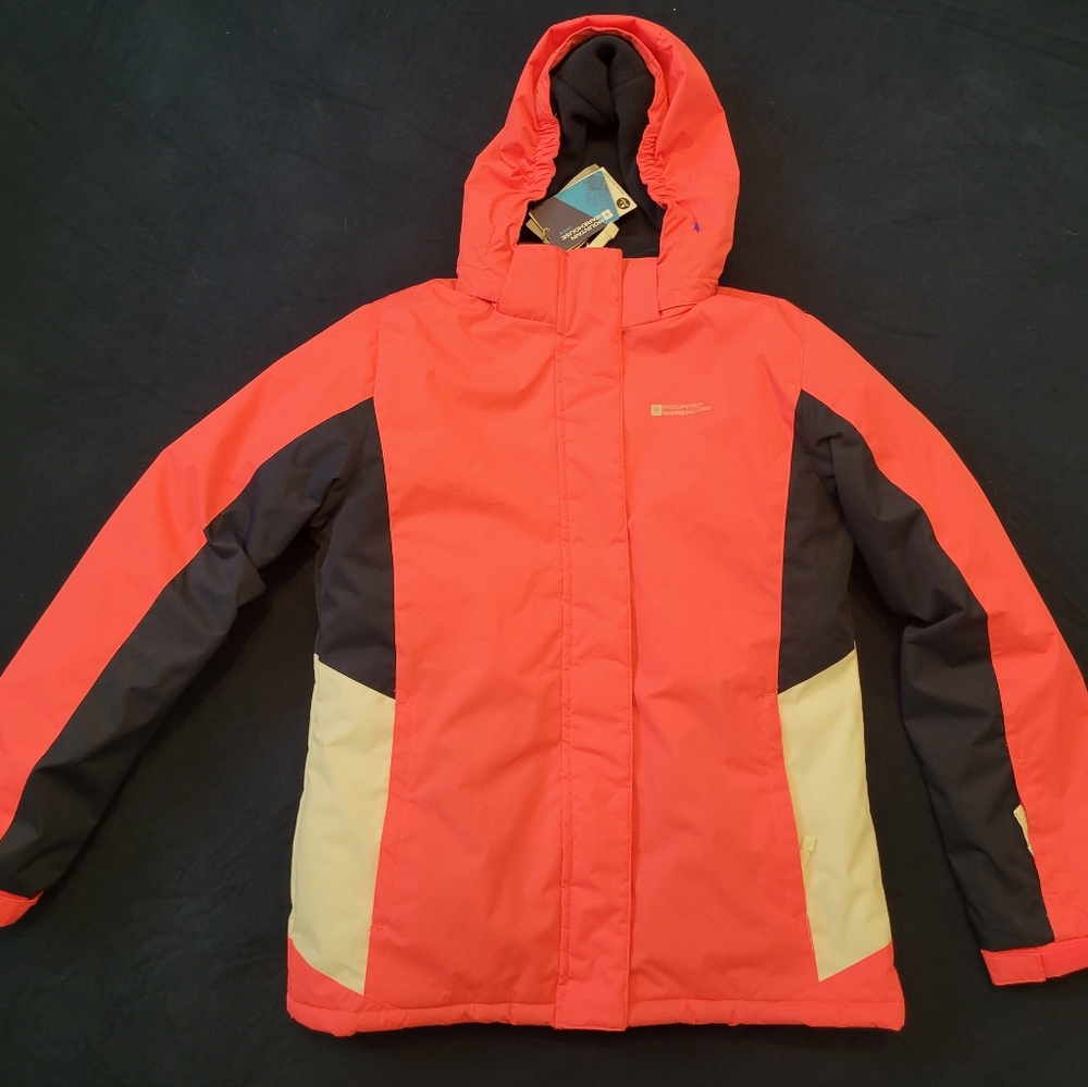 Girls jacket, Mountain Warehouse,pink,white size 13 yr NWT